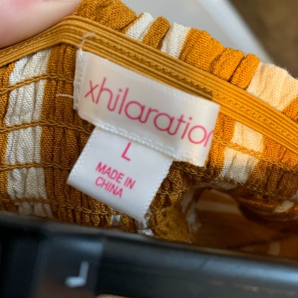 Yellow Striped Jumpsuit - Picture 4 of 4